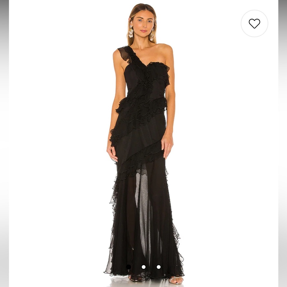 AMUR Harlow Dress in Black